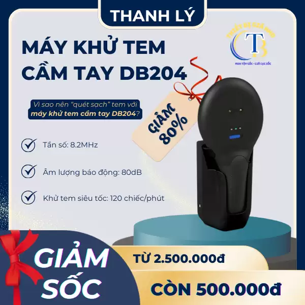 GIẢM SỐC 80% – MÁY KHỬ TEM CẦM TAY DB204 GIẢM SỐC 80% – MÁY KHỬ TEM CẦM TAY DB204
